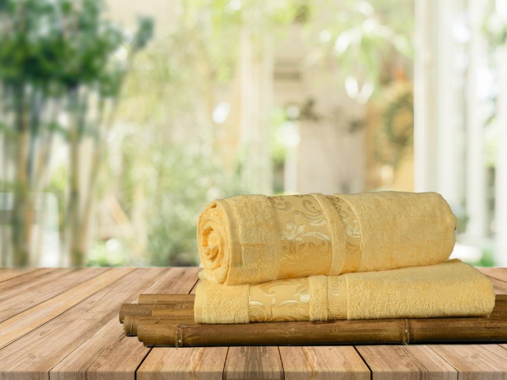 Bambu Havlu, %100 Organik, Bambu, Havlu Seti, 50x90 cm - 6'lı Paket, Premium, Ultra Yumuşak, Dekoratif