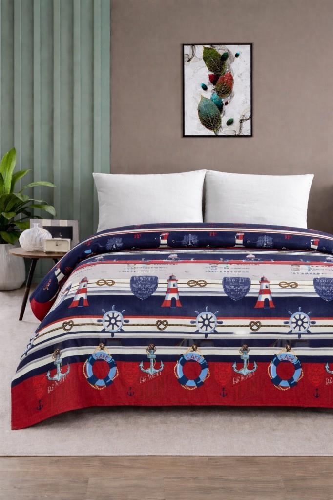 Çift Kişilik Pike Yatak Örtüsü %100 Pamuk 220x230