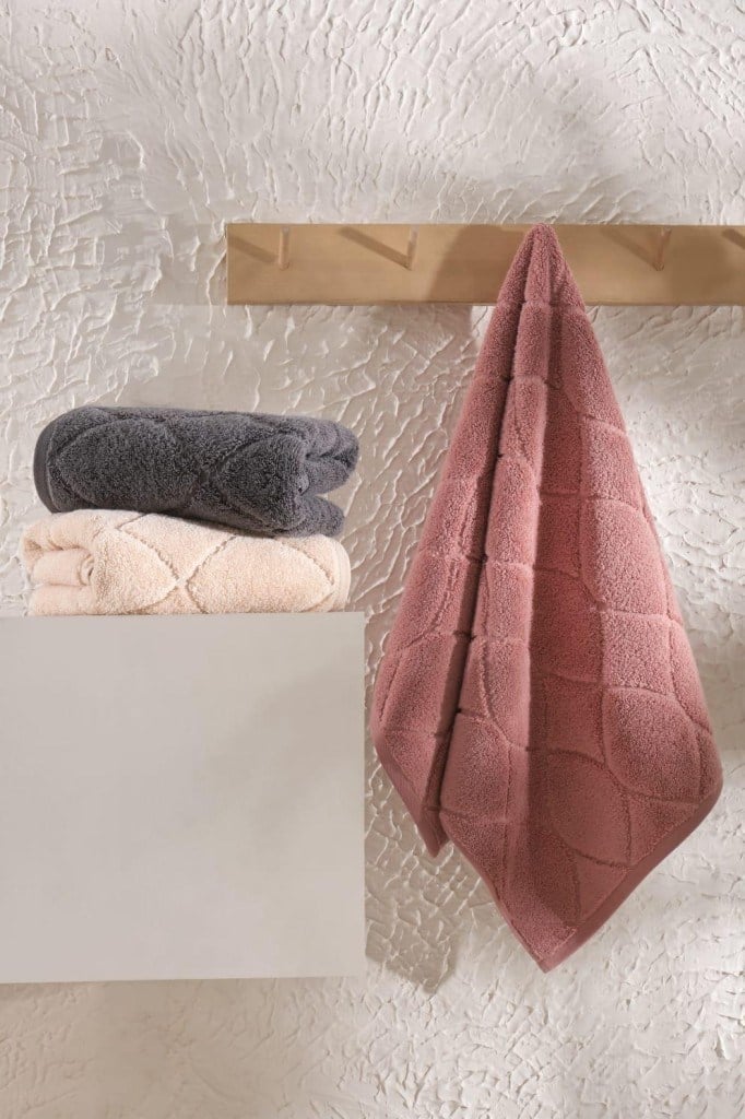 Microcotton %100 Pamuk 3’lü El Yüz Havlu Seti 50x90 cm Ultra Yumuşak Yüksek Emici Havlu