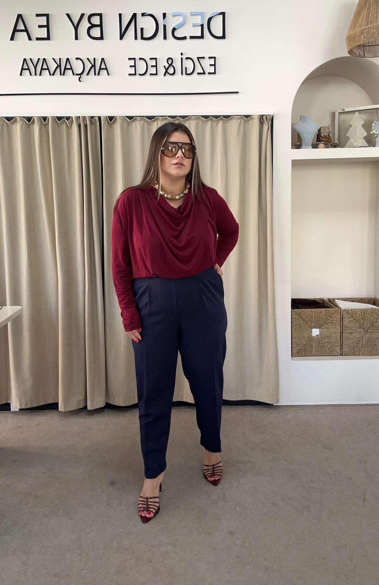 1121-Bordo Vatkalı Degaje Bluz