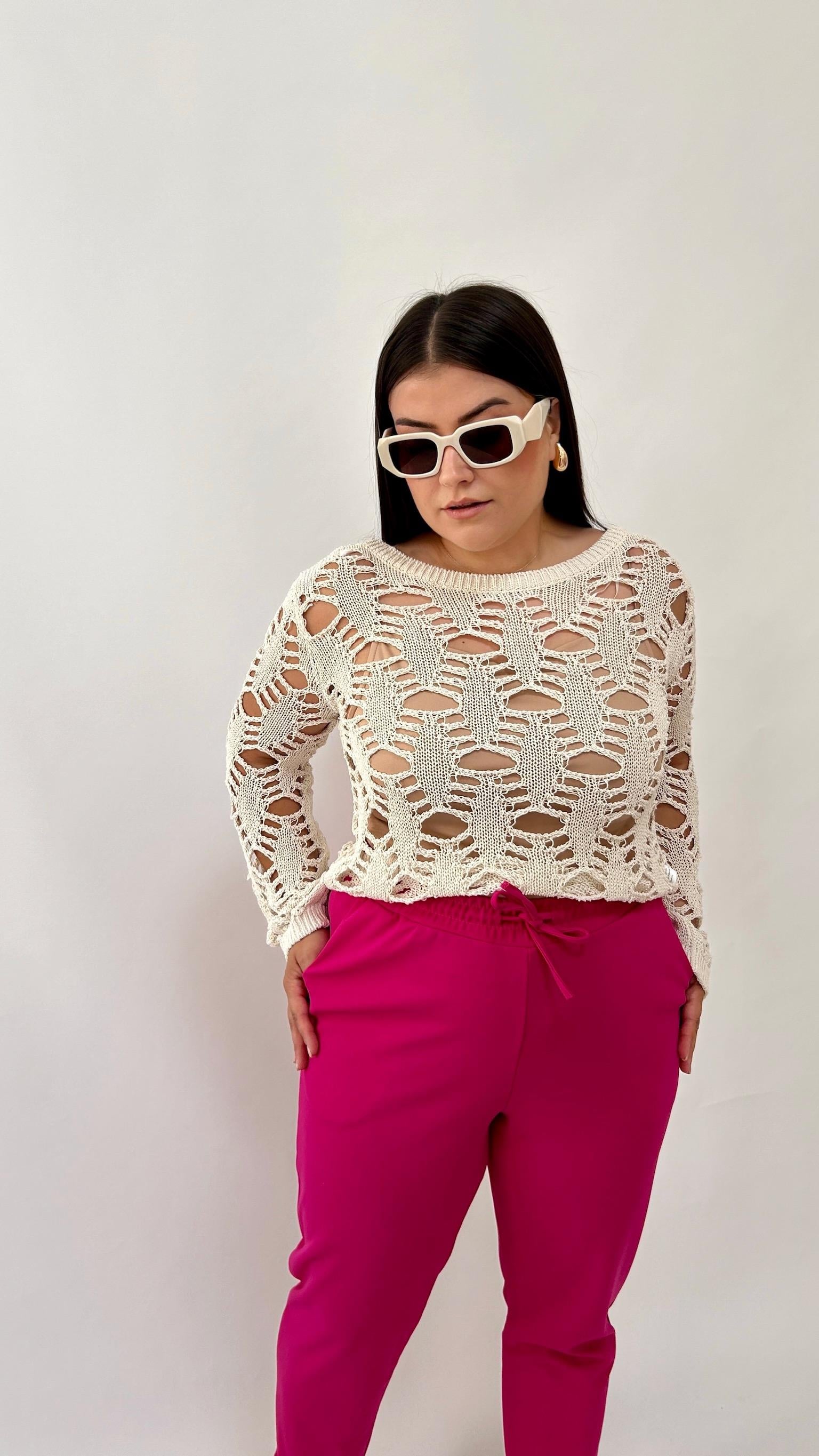 Fuşya Jogger Pantolon