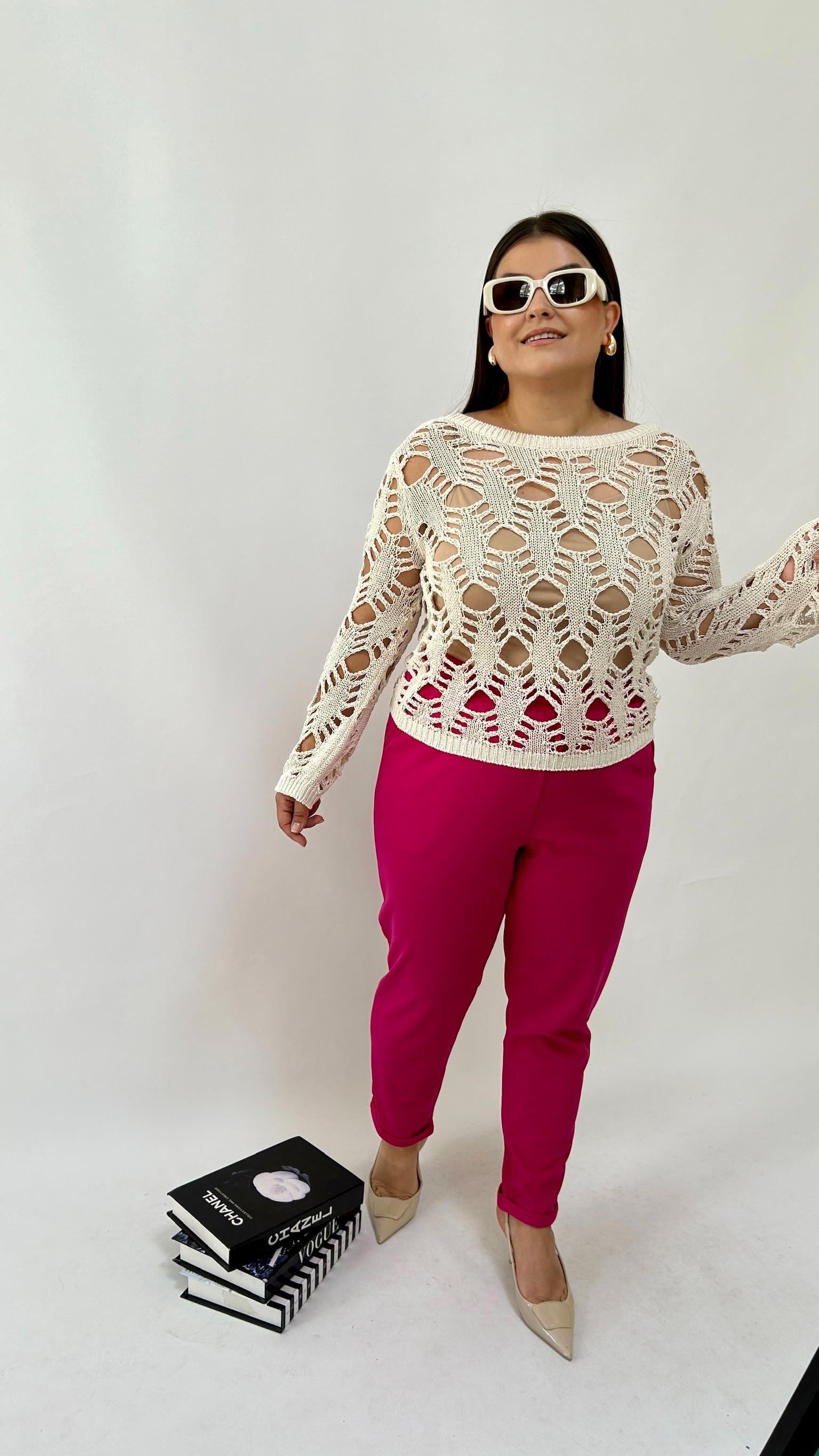 Fuşya Jogger Pantolon