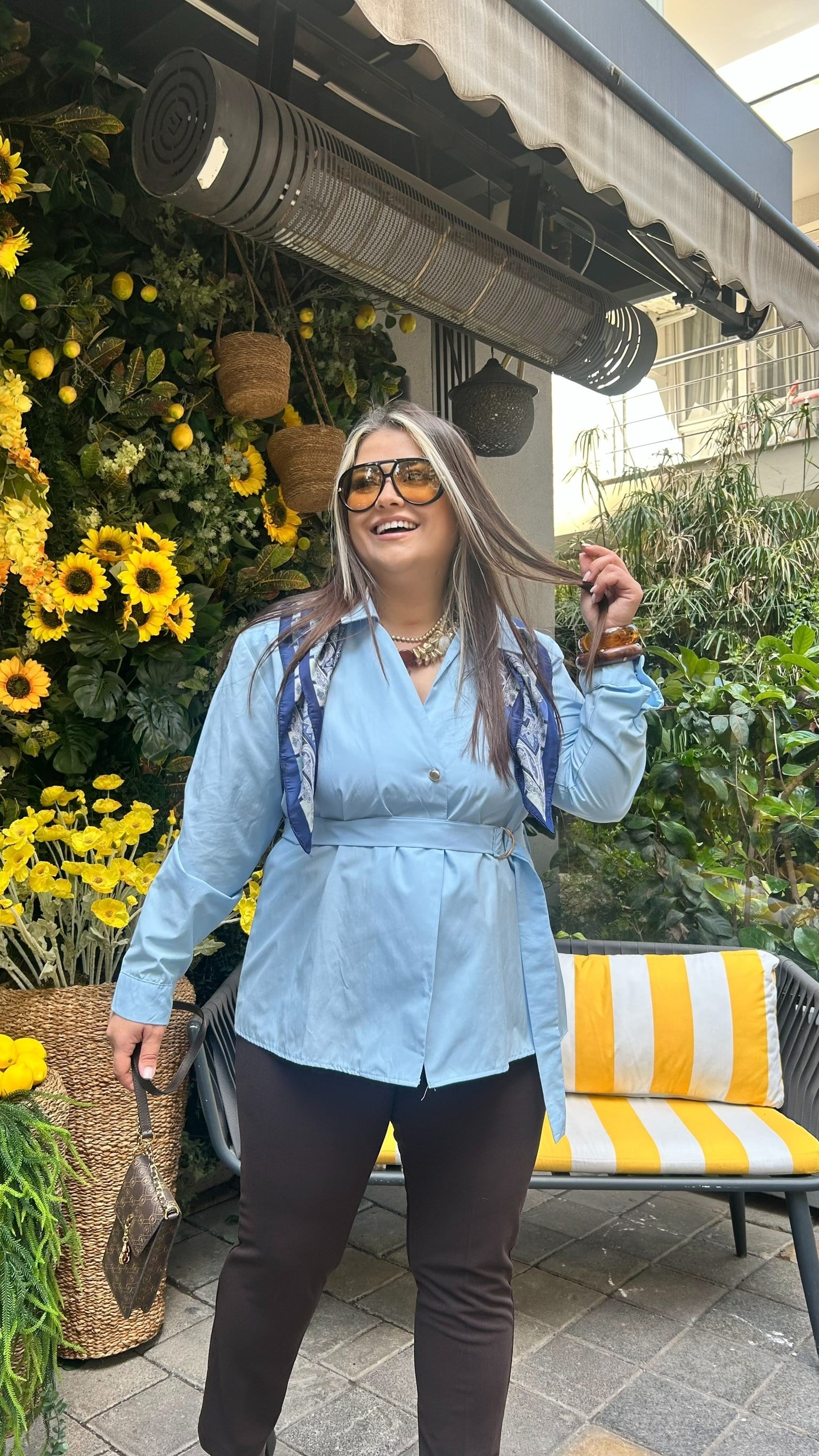 Kahve Dar Paça Pantolon