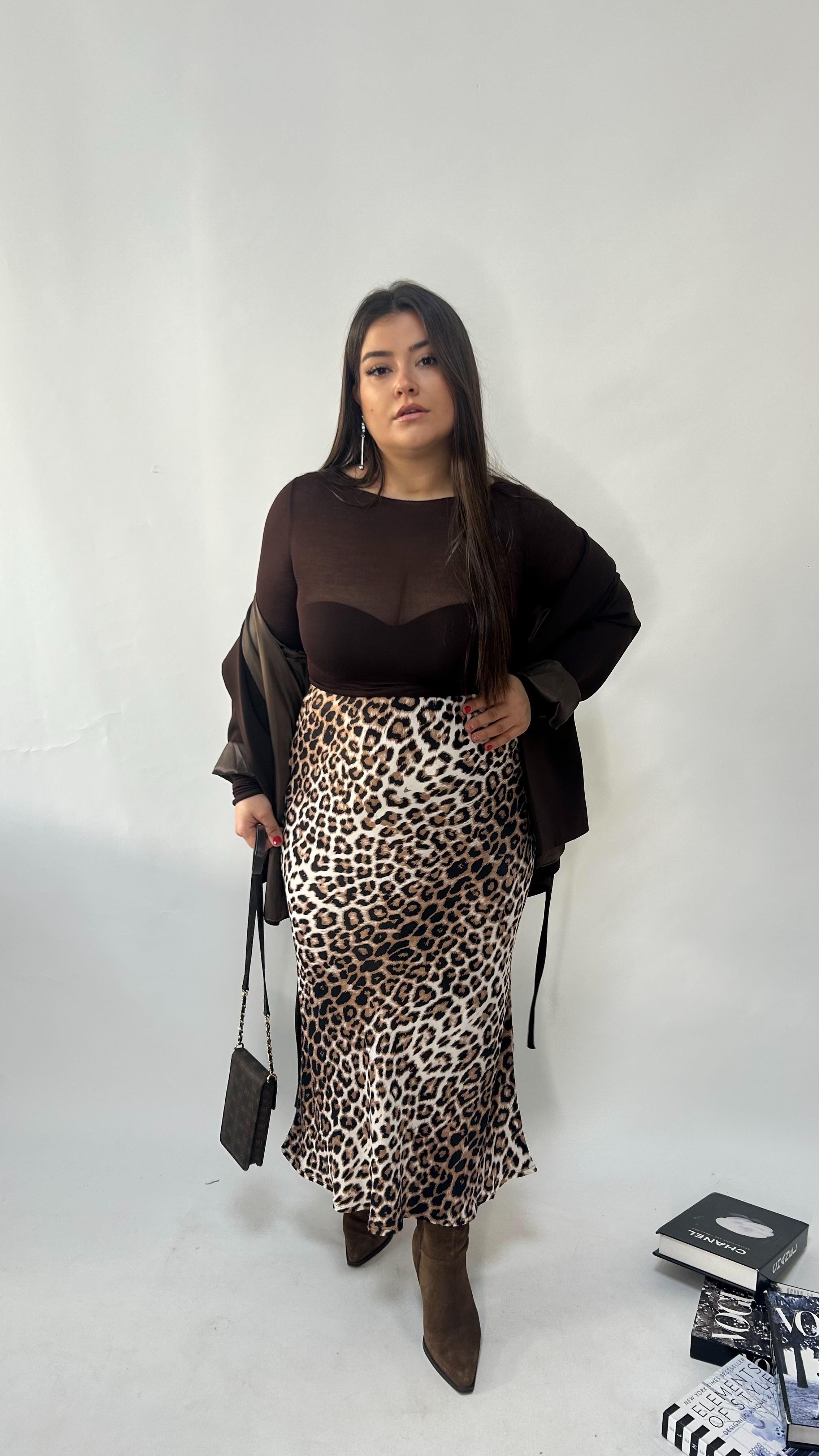 Kahve Transparan  Bluz