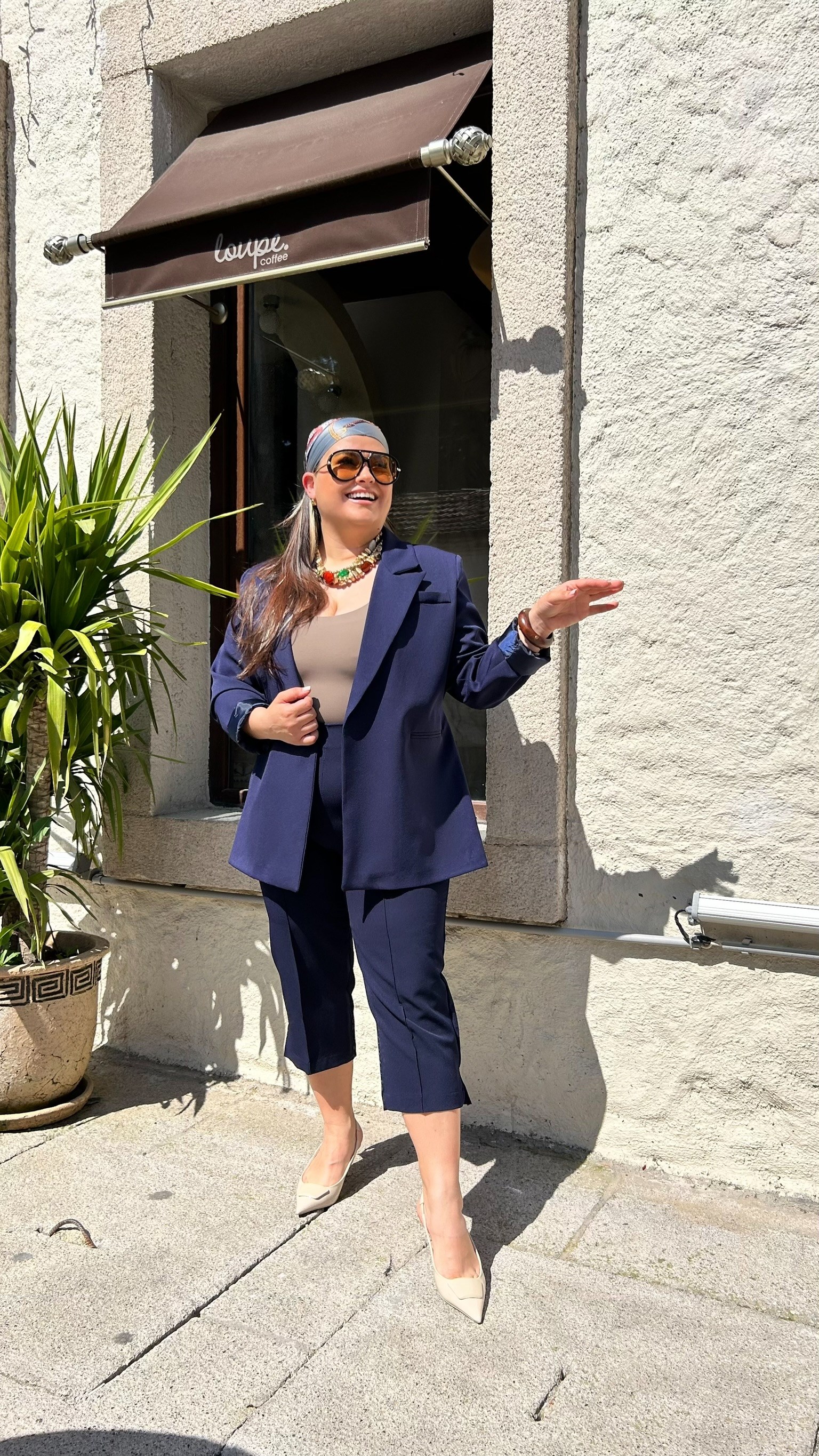 Lacivert Kapri Pantıolon