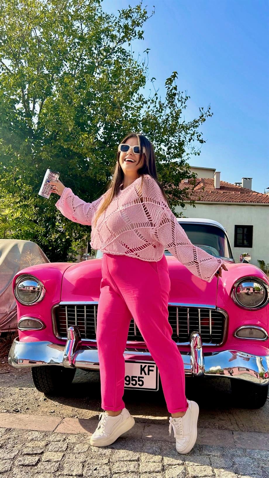 Pembe Jogger  Pantolon