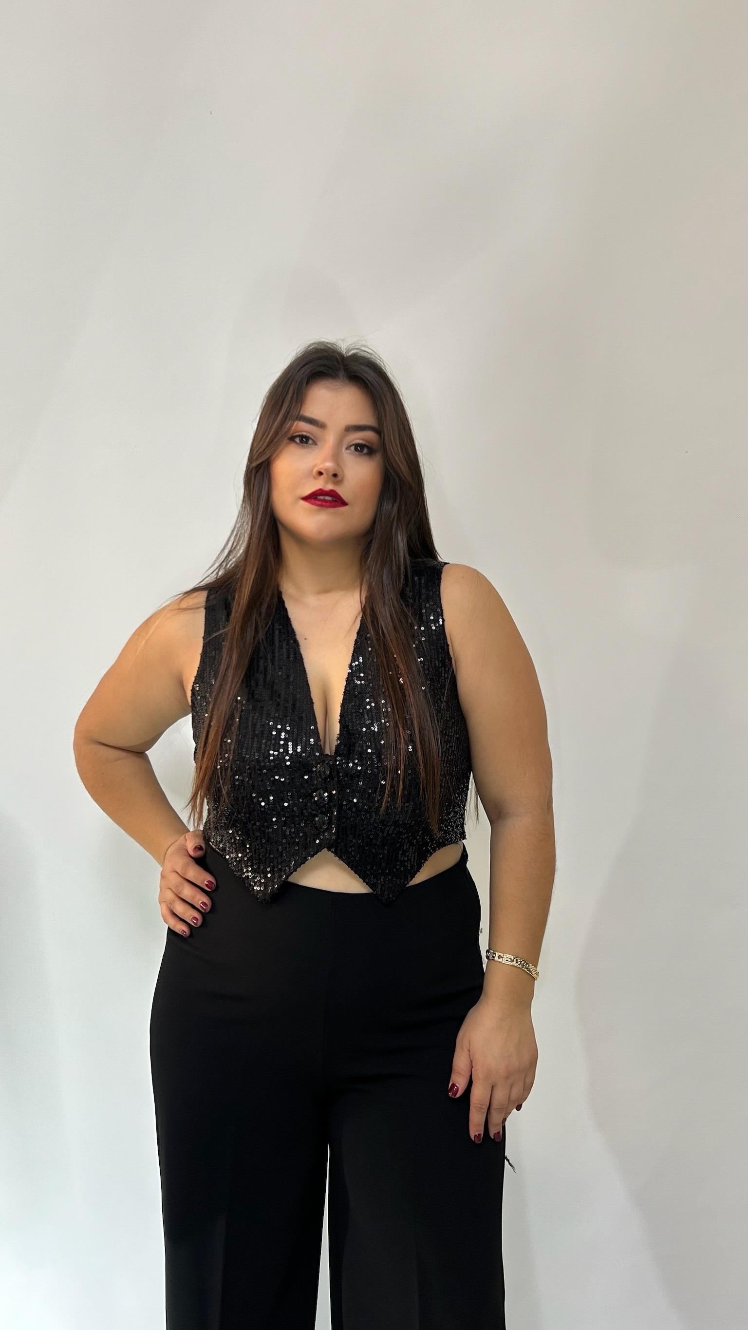 Sihirli Siyah Palazzo Pantolon - 2001