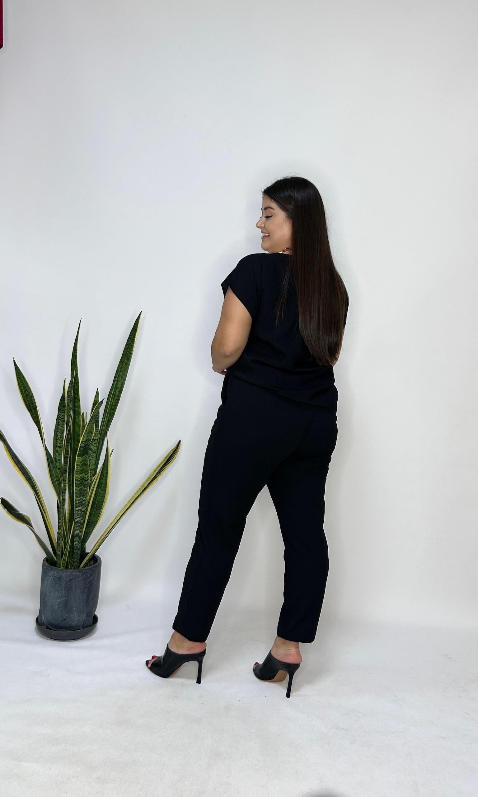 Siyah Jogger Pantolon