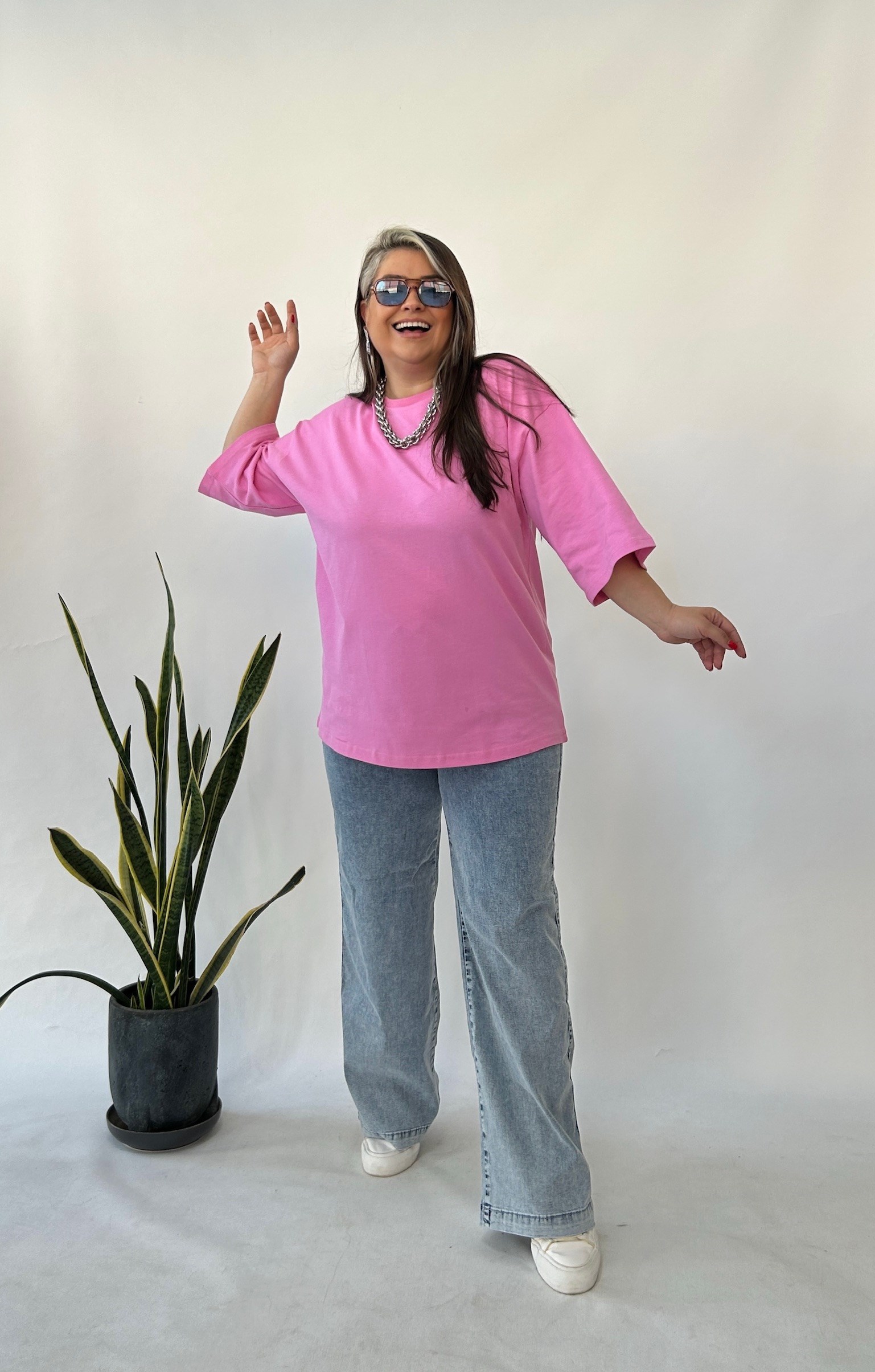 Tencel Belden Lastikli Jean