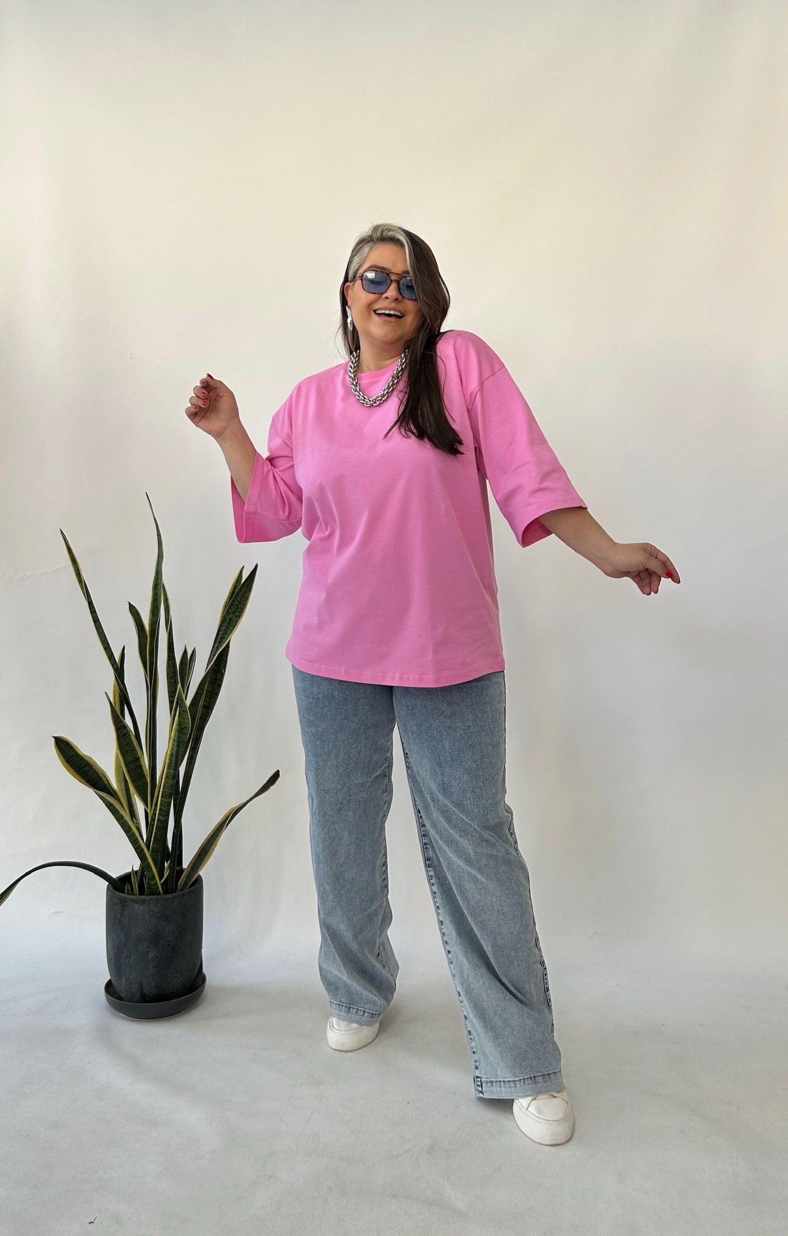 Tencel Belden Lastikli Jean