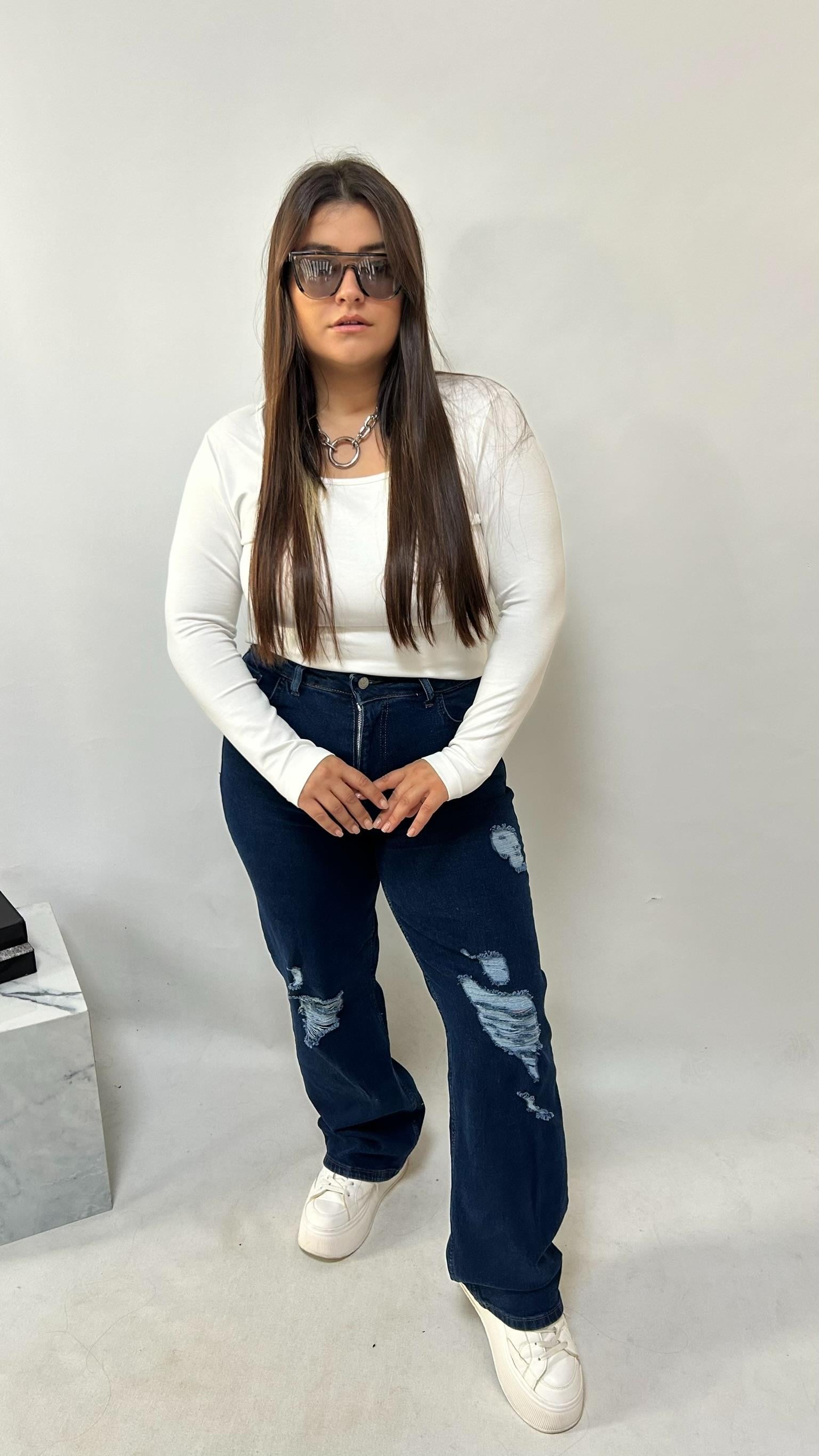 Yırtık Detaylı  Palazzo Jean 