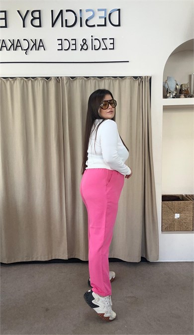 2029-Pembe Jogger Pantolon