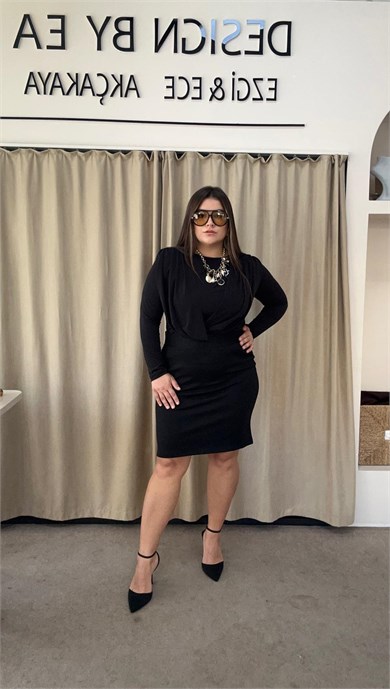 ANK001 Siyah Çelik Kalem Etek