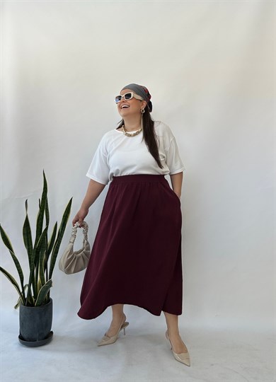 Beyaz Arka Dantelli Bluz 