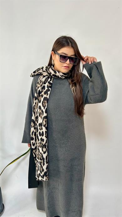 Gri Yumoş Pinterest Elbise