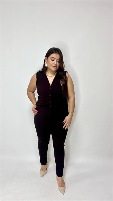 Kahve  Dar Paça Pantolon