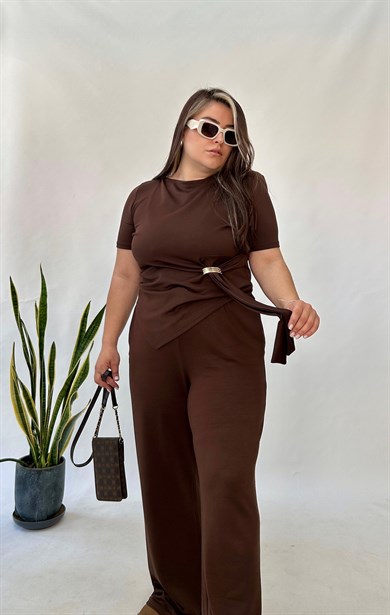 Kahve Modal Tokalı Takım 