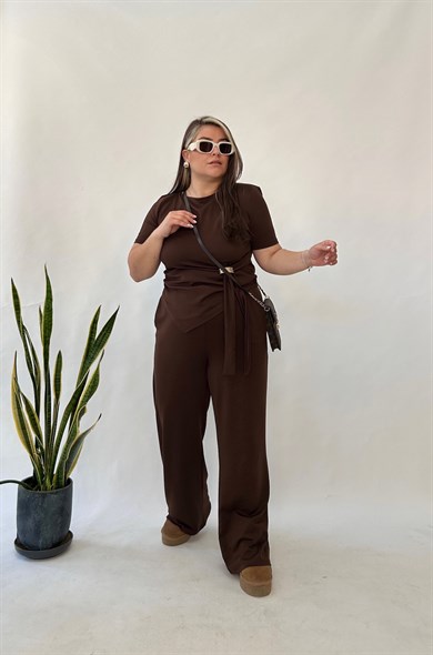 Kahve Modal Tokalı Takım 