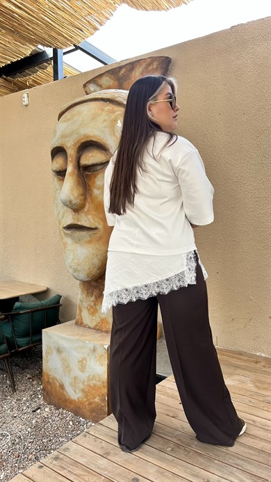 Kahve Pantolon Palazzo