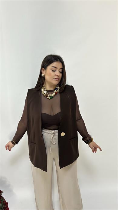 Krem  Pamuk Saten  Pantolon