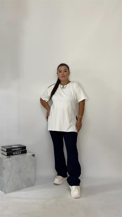 Lacivert Toparlayıcı İspanyol Jean 