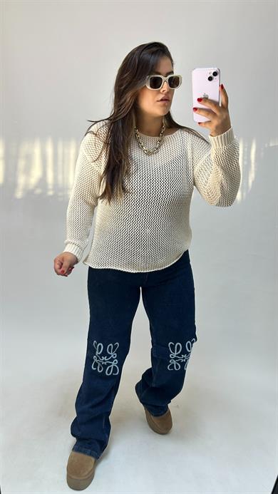 Marka Model Nakış Detay Jean