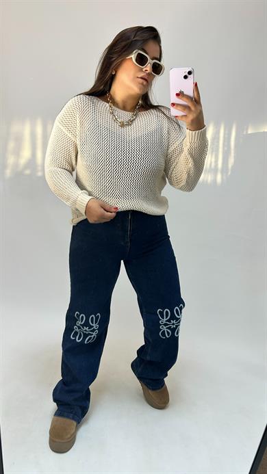 Marka Model Nakış Detay Jean