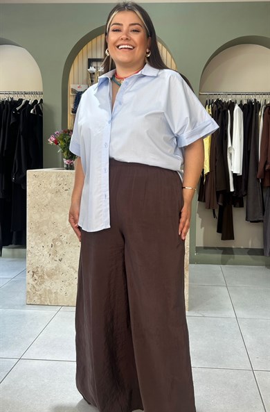 Mavi Premium Poplin Gömlek
