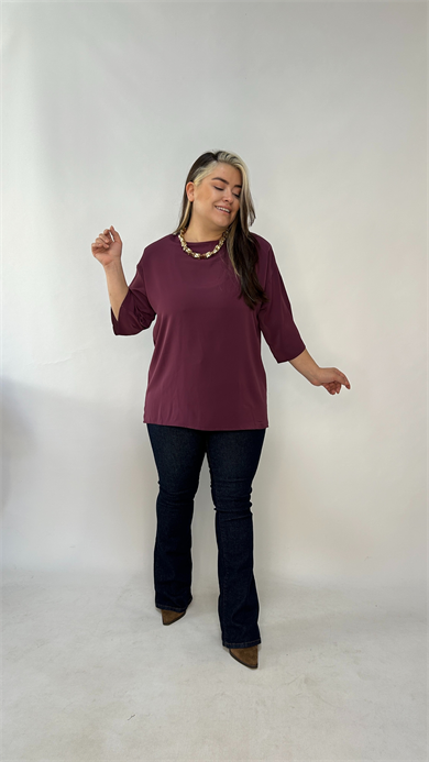 Mürdüm Vatkalı Bluz