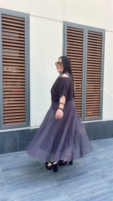 Puantiyeli İkili Elbise