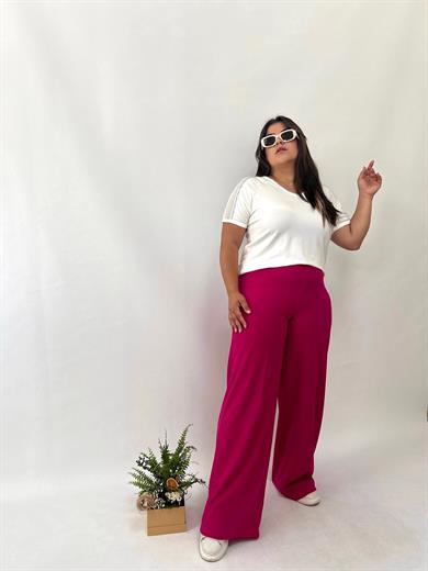Sihirli Fuşya Palazzo Pantolon 