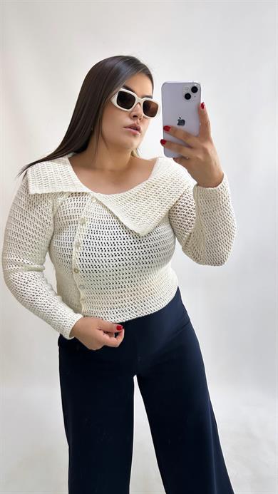 Sihirli Lacivert Palazzo Pantolon 