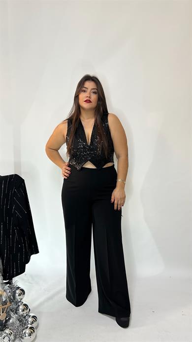 Sihirli Siyah Palazzo Pantolon - 2001