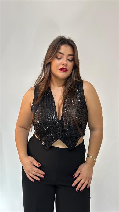 Sihirli Siyah Palazzo Pantolon - 2001