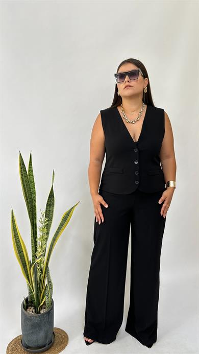 Sihirli Yelekli Palazzo Takım - 2002