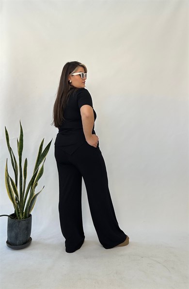 Siyah  Modal Tokalı Takım 