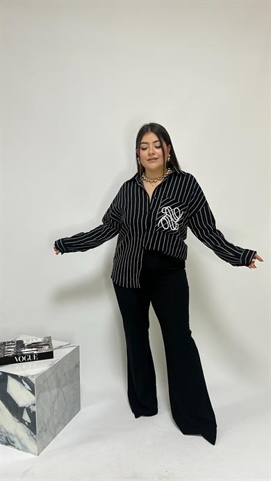 Siyah Sihirli İspanyol Pantolon