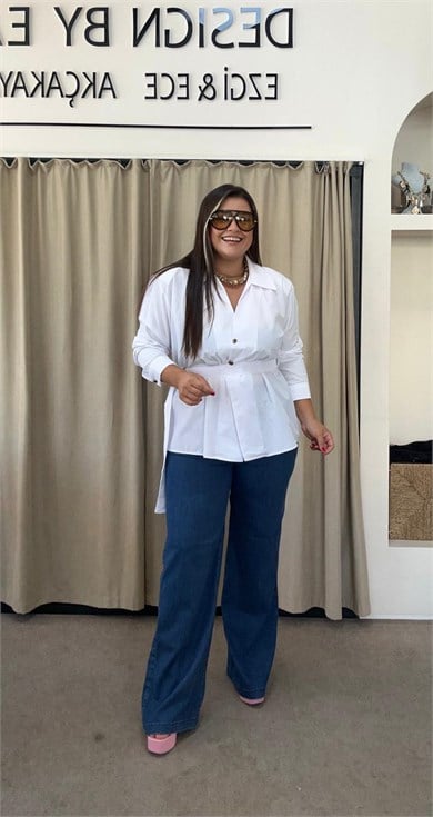 Tencel Palazzo Pantolon