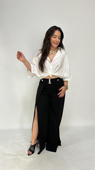 Yırtmaç Detaylı Tasarım Pantolon 