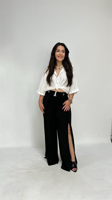 Yırtmaç Detaylı Tasarım Pantolon 