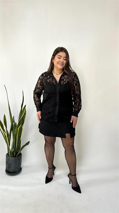 Yırtmaçlı Şort Etek