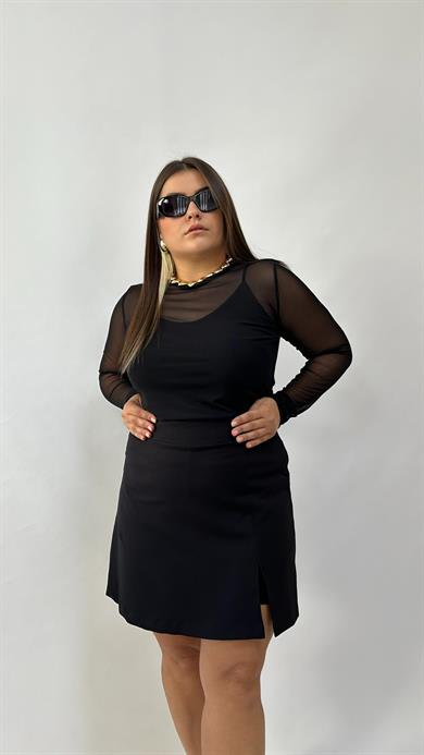 Yırtmaçlı Şort Etek