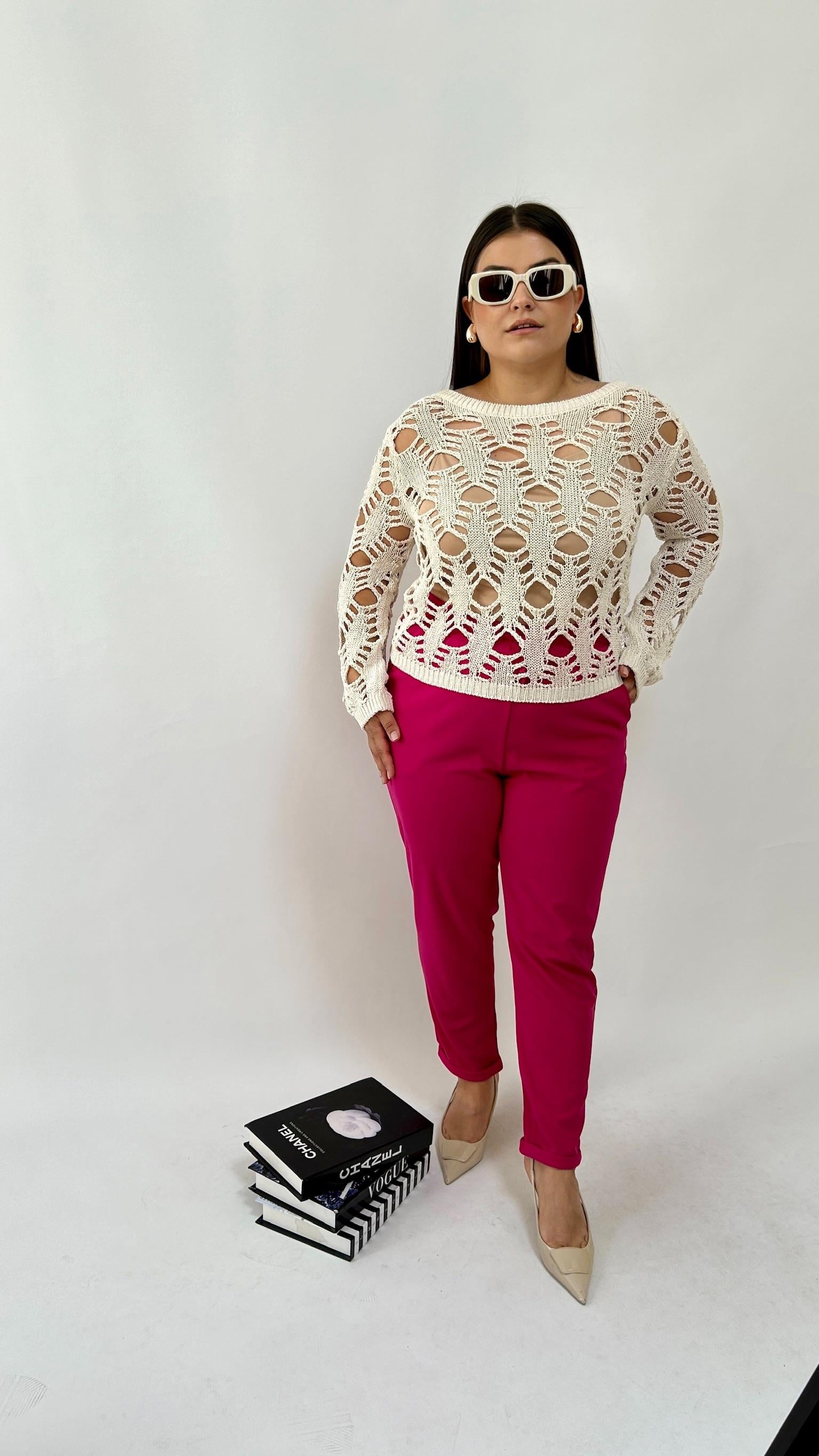 Fuşya Jogger Pantolon