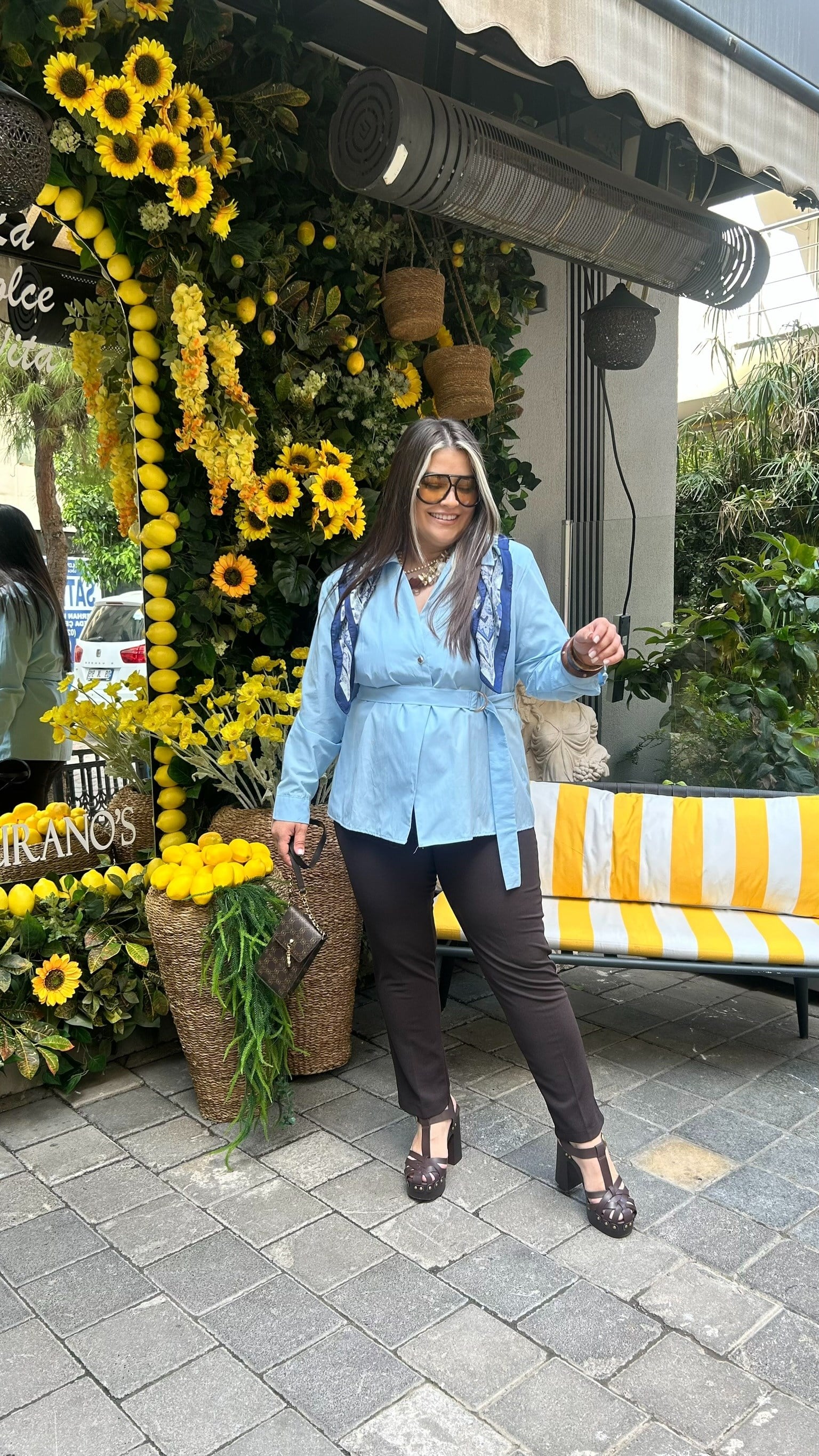 Kahve Dar Paça Pantolon