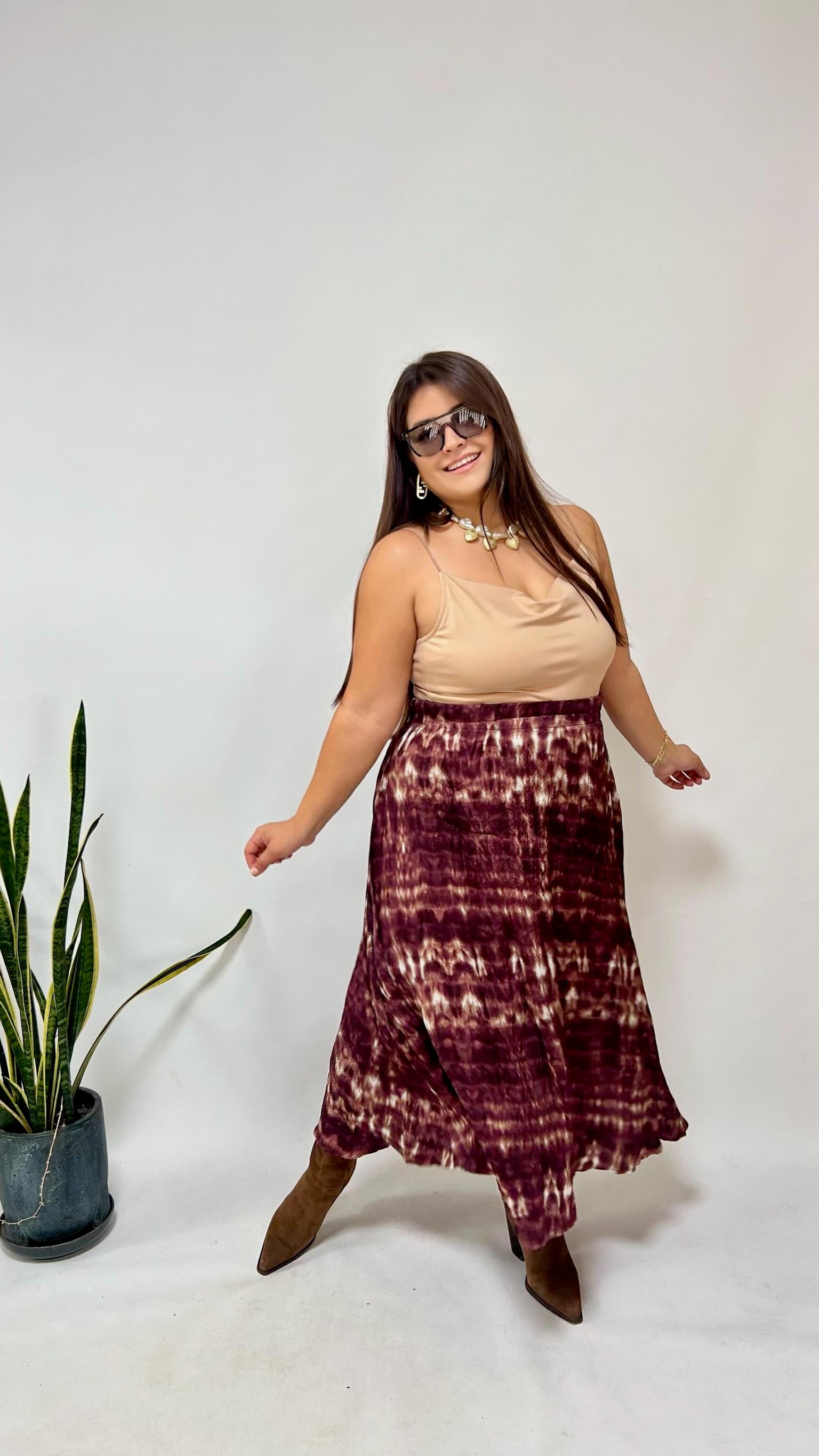 Nude Degaje Yaka Crop