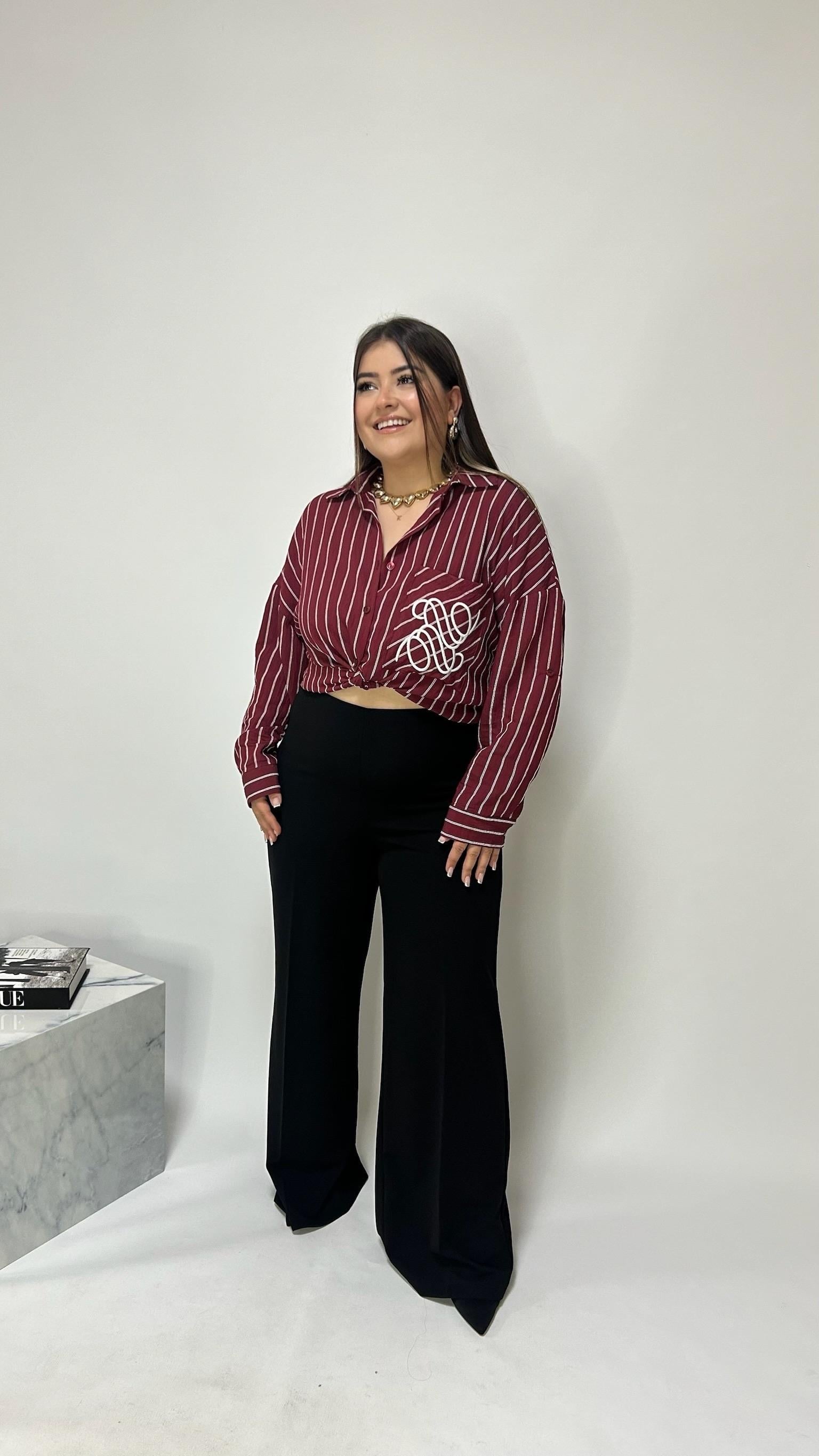 Sihirli Siyah Palazzo Pantolon