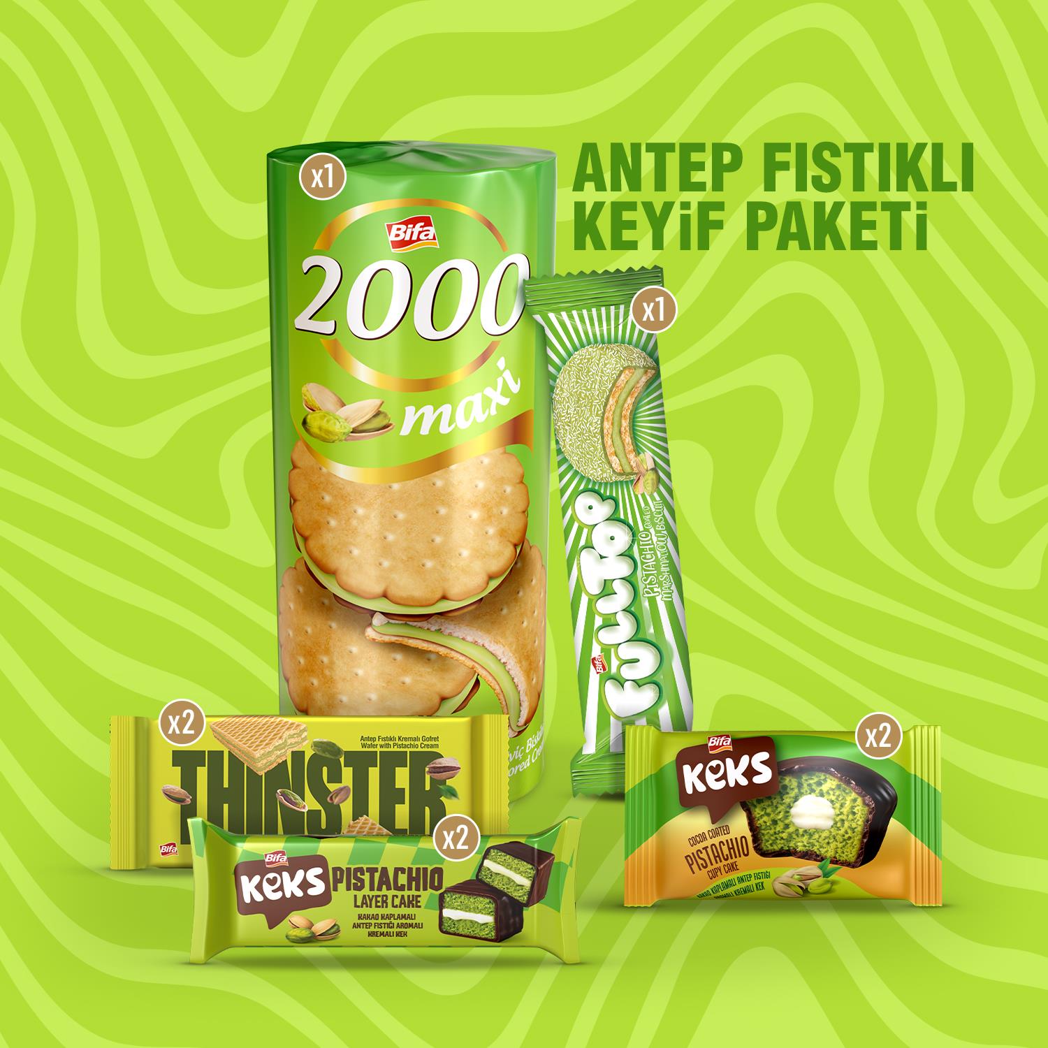 Bifa Antep Fıstıklı Keyif Paketi