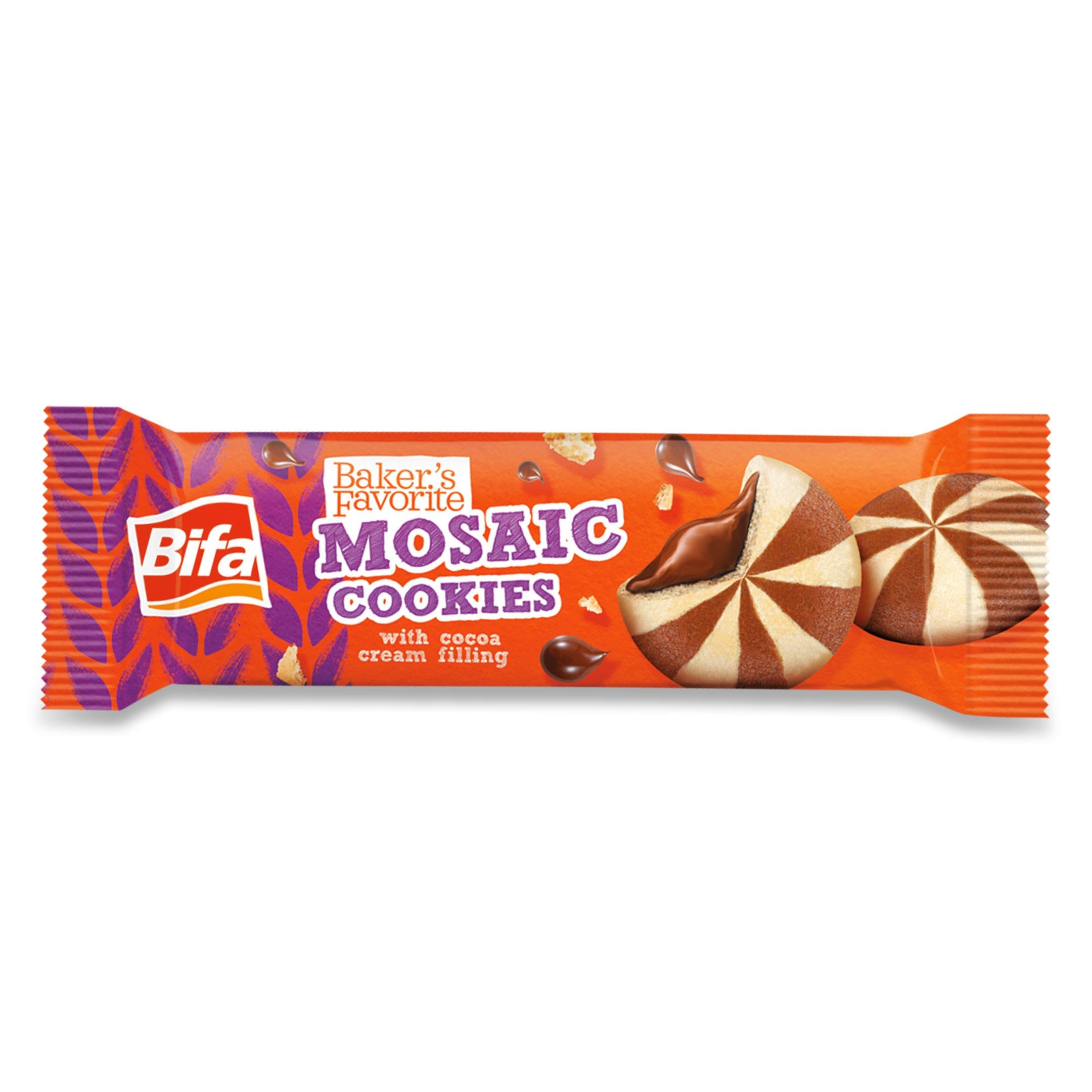 Bifa Bakers Favorite Kakao Kremalı Mozaik Bisküvi 80 gr x 6 Adet
