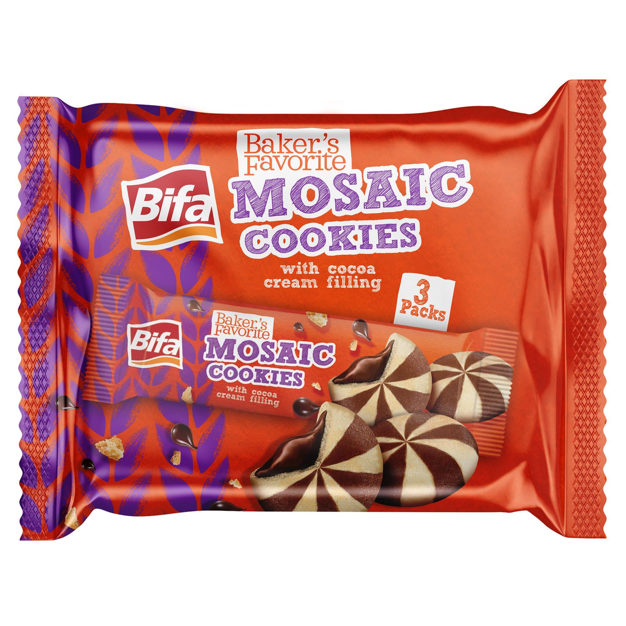 Bifa Bakers Favorite Kakaolu Kremalı Mozaik Bisküvi 240 gr x 2 Adet