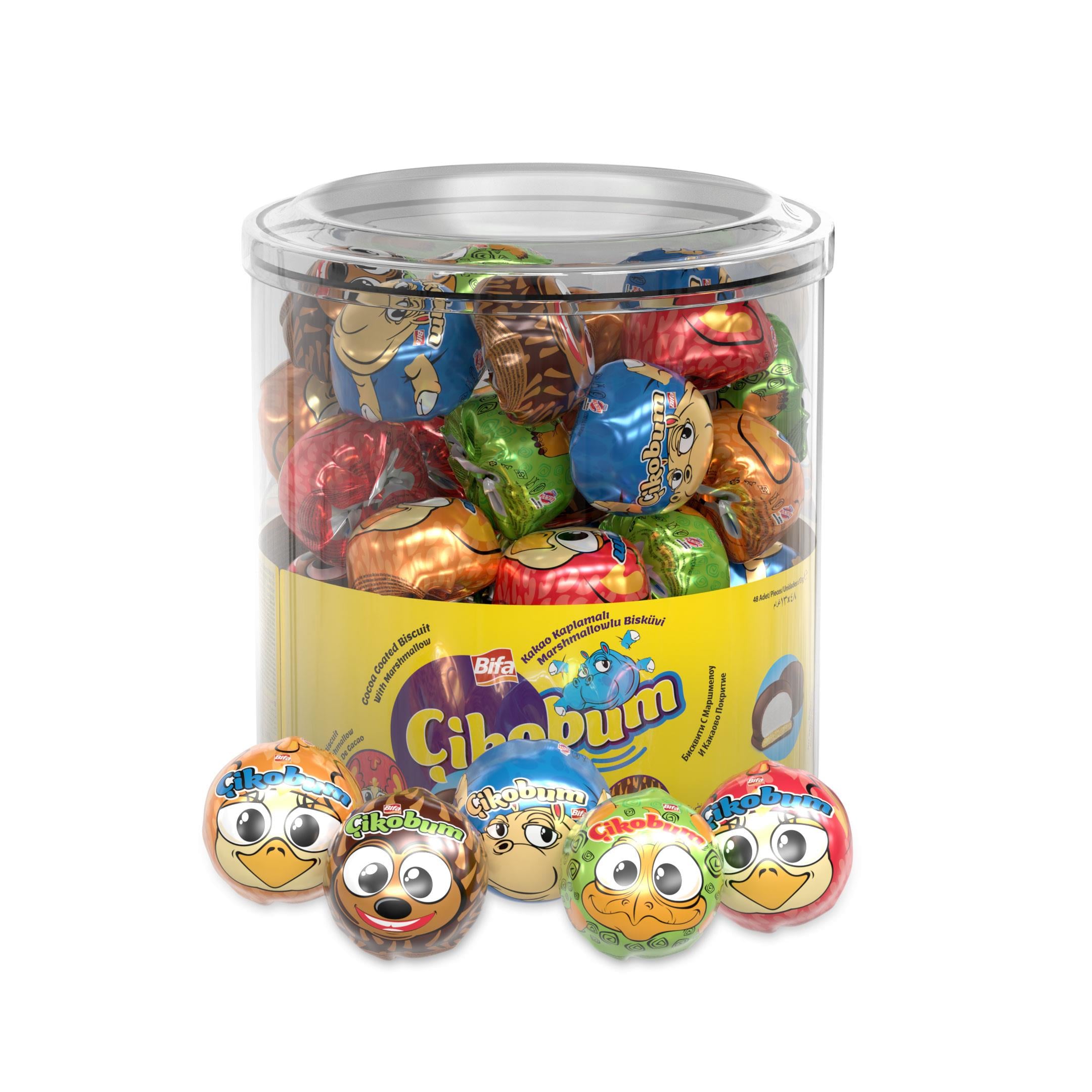 Bifa Çikobum Kaplamalı Marshmallowlu Bisküvi 13 gr x 48 Adet